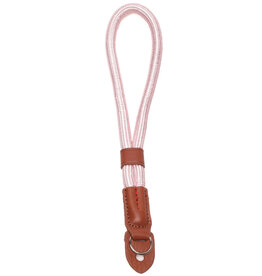 Pink Rope w/Brown Accent Wrist Strap