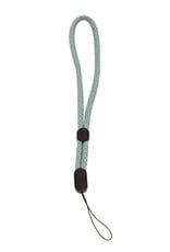 Adjustable  Braided Wrist Strap Teal and Grey