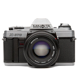 Minolta Minolta X-370 35mm Camera w/50mm f1.7 Lens