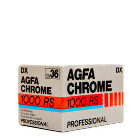 AGFA Agfa Chrome 1000 RS 35mm x 36 exp. Slide Film (expired 07/87, kept frozen)