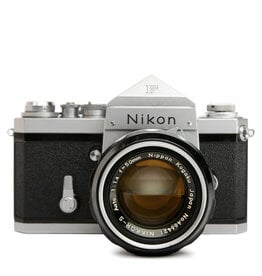 Nikon Nikon F 35mm Camera w/Eye Level Prism Finder and 50mm f1.4 Nikkor-S Lens