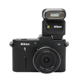 Nikon Nikon 1 V1 w/10mm & 10-30mm VR Black Mirrorless Digital Camera Kit