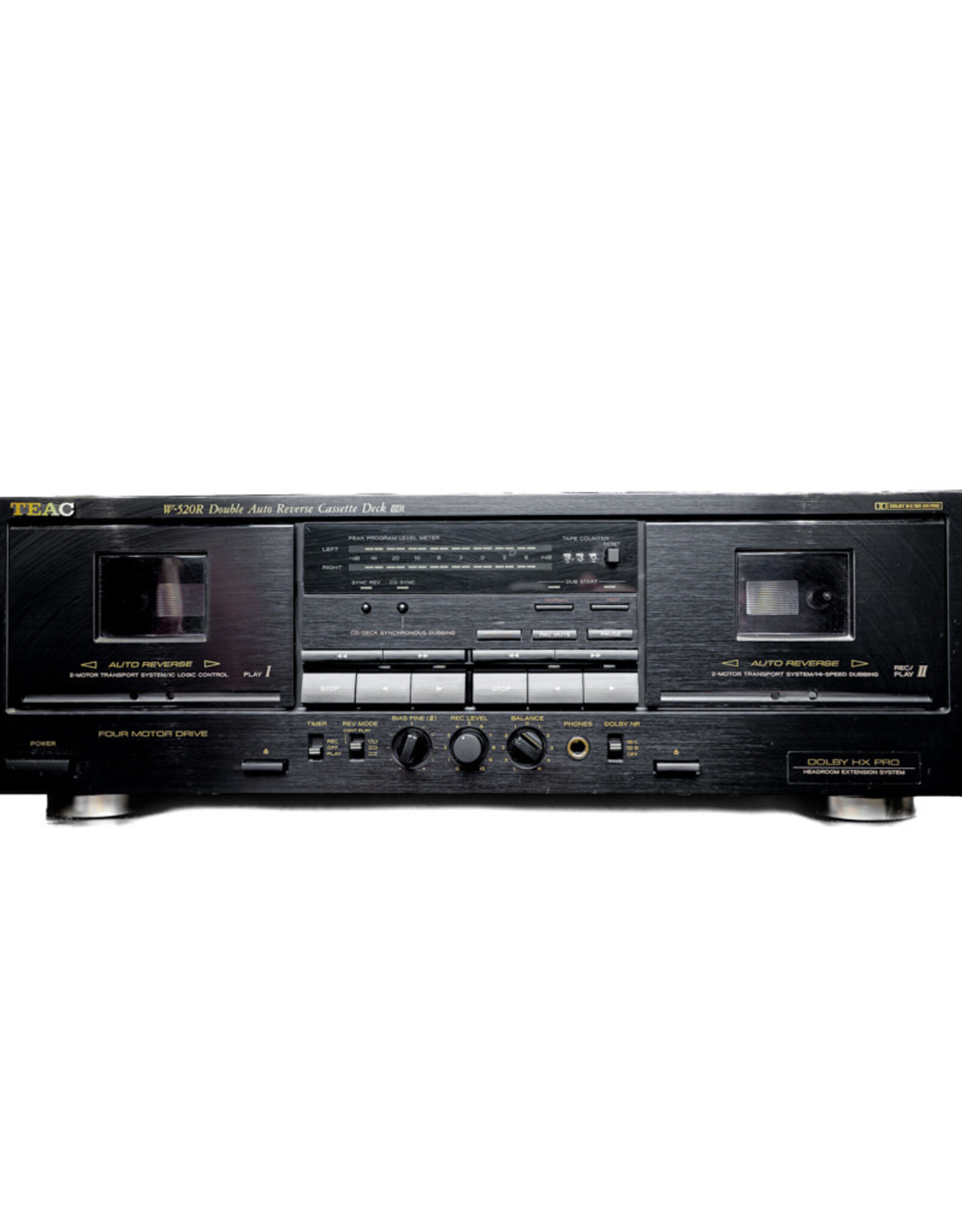 TEAC Teac W-520R Double Auto Reverse Cassette Deck