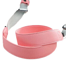 Strawberry Milk Leather Camera Strap