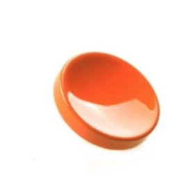 Metal Shutter Soft Release Button Orange Concave