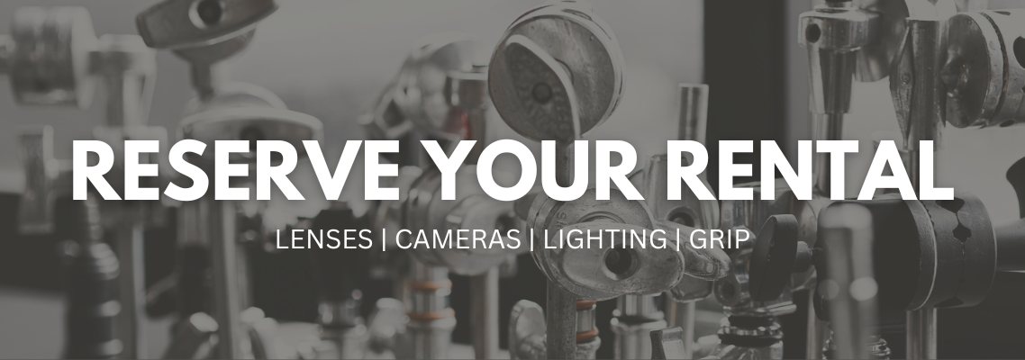We Rent Cameras, Lenses, Lighting and all types of photography equipment