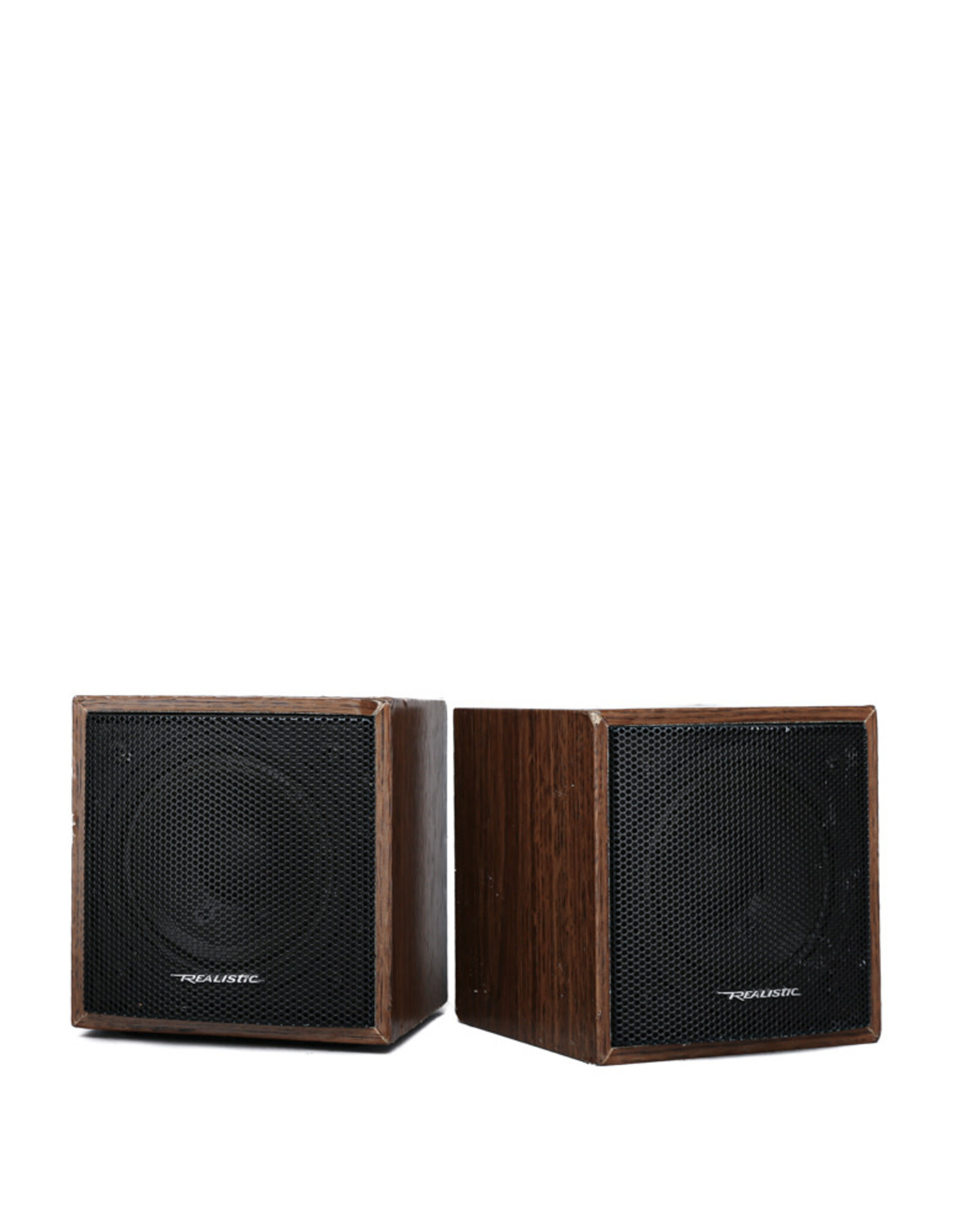 Realistic Realistic Minimus 0.3 Speaker Pair, Wood Grain