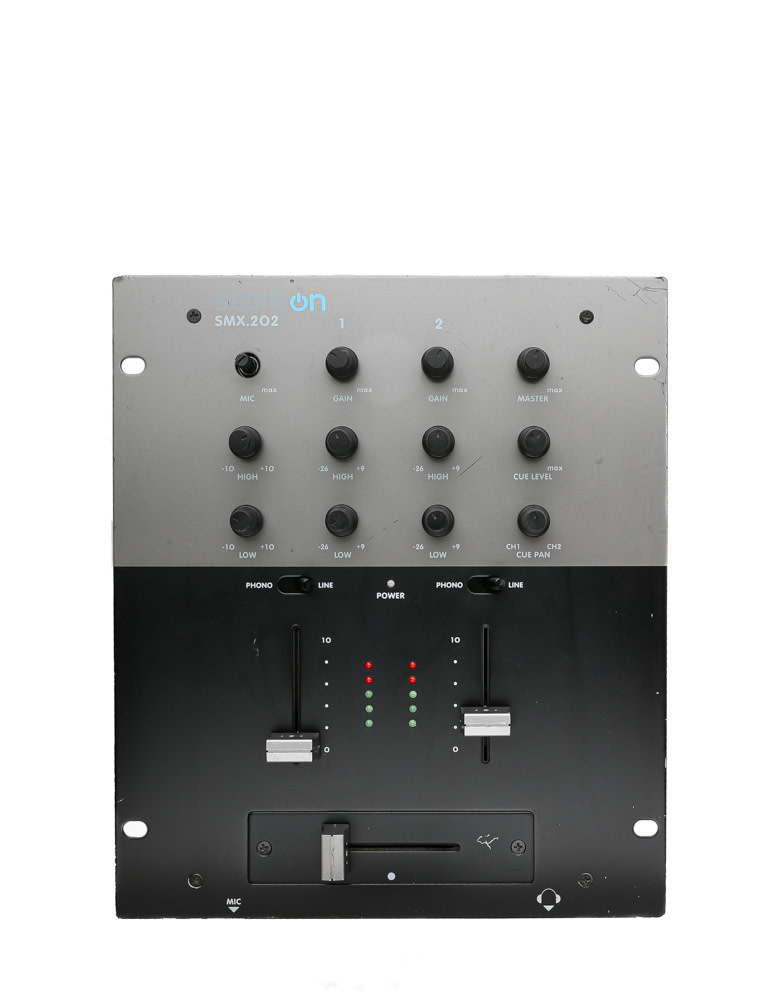 Stanton SMX.202 All Metal 2 Channel DJ Mixer w/2 Band EQ - Acme