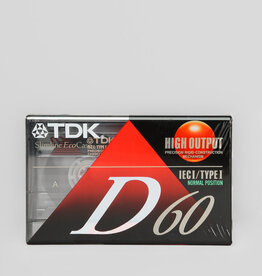 TDK TDK D60 60-Minute Audio Tape Cassette