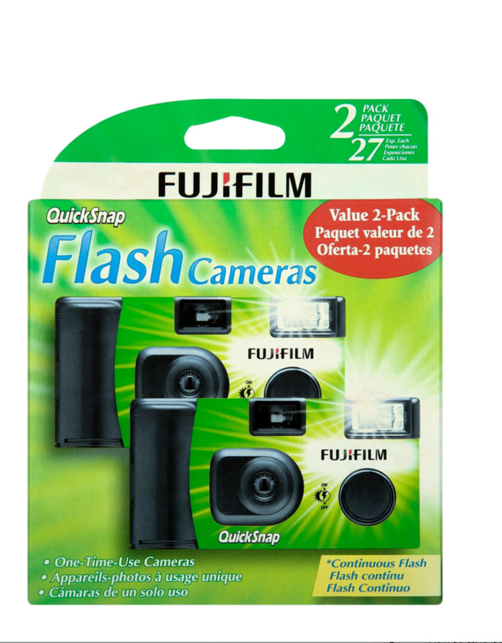 Fuji Fuji Quicksnap Disposable Flash Camera 27 exp. Value 2-Pack