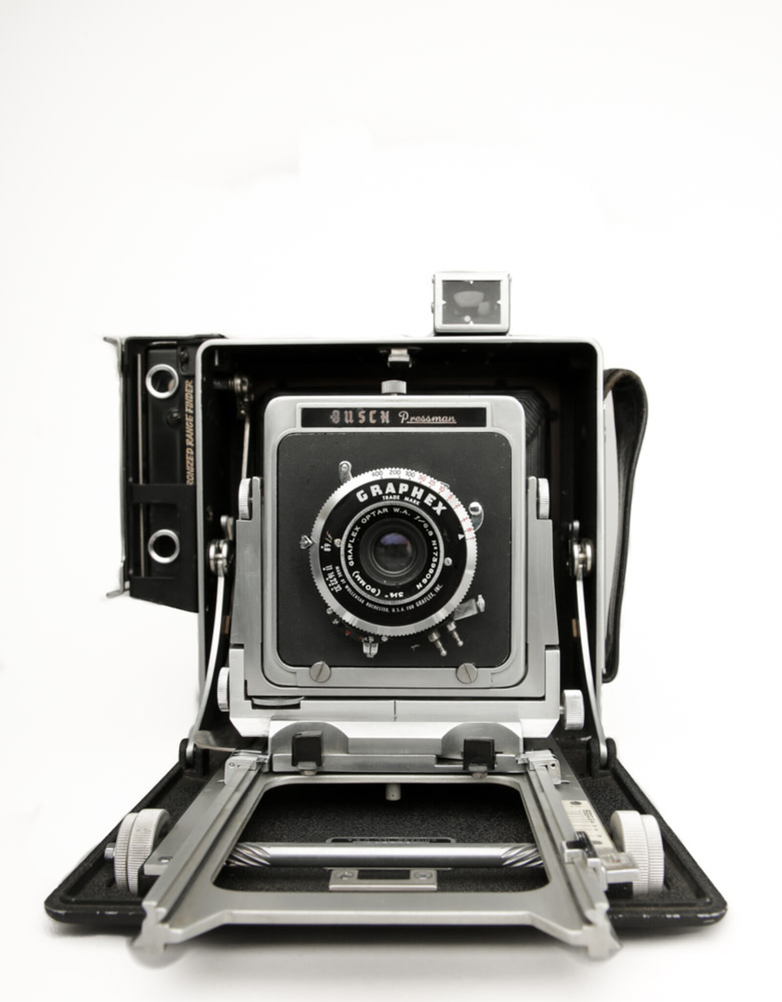 Busch Busch Pressman Model D 4x5 Camera w/ Graphex 90mm F6.8