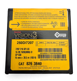 Kodak Kodak Vision3 16mm Film - 250D Double Perf 7207 - 100 ft Expired