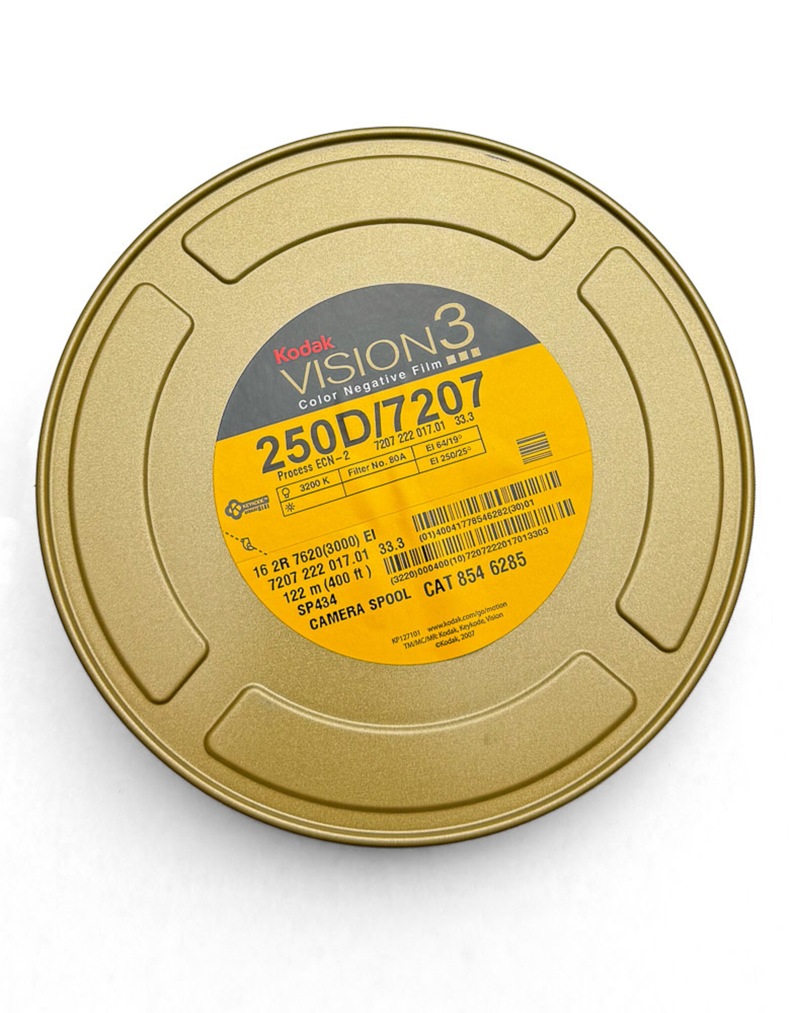 Kodak Kodak Vision3 16mm Film - 250D Double Perf 7207 - 400 ft Expired