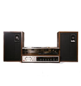 Dual Vintage Zenith Allegro Series I Model GR587W Stereo Turntable w/Speakers