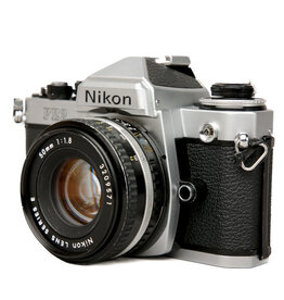 Nikon Nikon FE 2 35mm SLR Camera Body w/50mm f1.8 Series E Lens