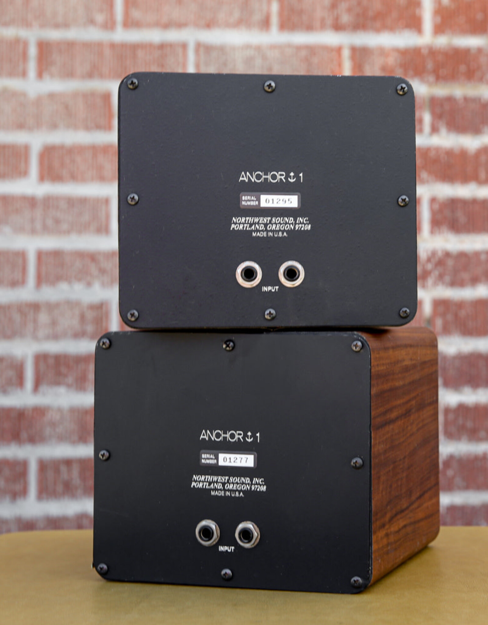 Northwest Sound Inc. Anchor 1 Bookshelf Speaker Set Walnut