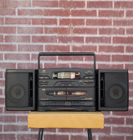 JVC JVC PC-X130 CD/Dual Cassette Portable Stereo System