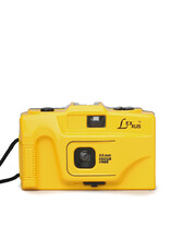 Lexus Focus Free Point and Shoot 35mm Camera Yellow