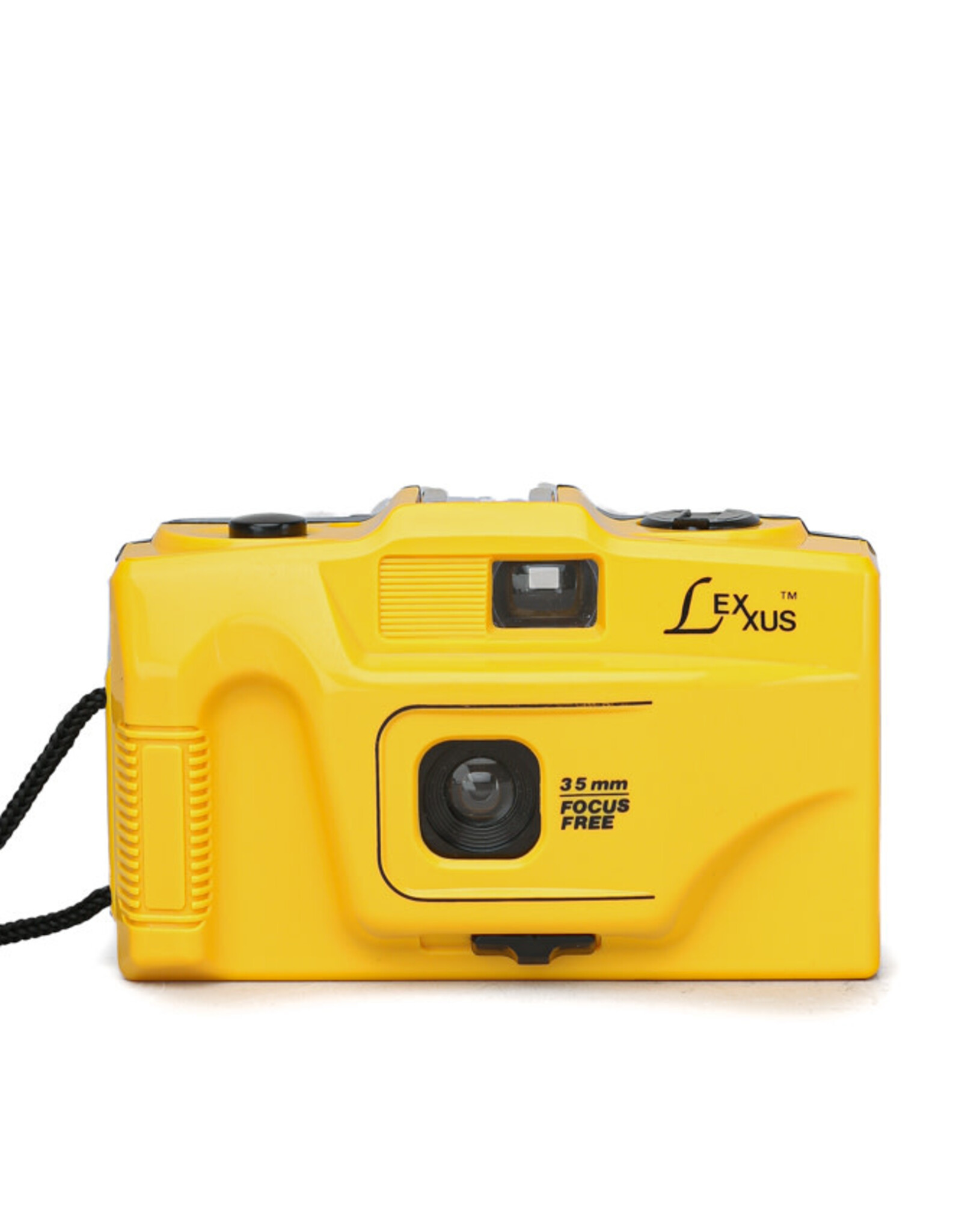 Lexus Focus Free Point and Shoot 35mm Camera Yellow