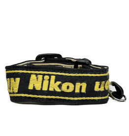 Vintage Camera Strap: Nikon Black/Yellow