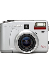 Sony Toshiba PDR-M70 3.3 MP Point & Shoot Digital Camera (Silver) w/card
