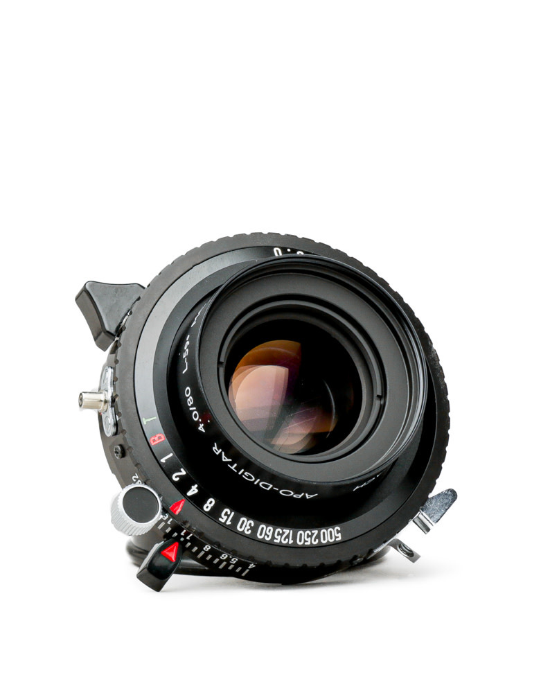 Schneider 80mm f/4 MC APO-Digitar Lens with Copal #0 Shutter