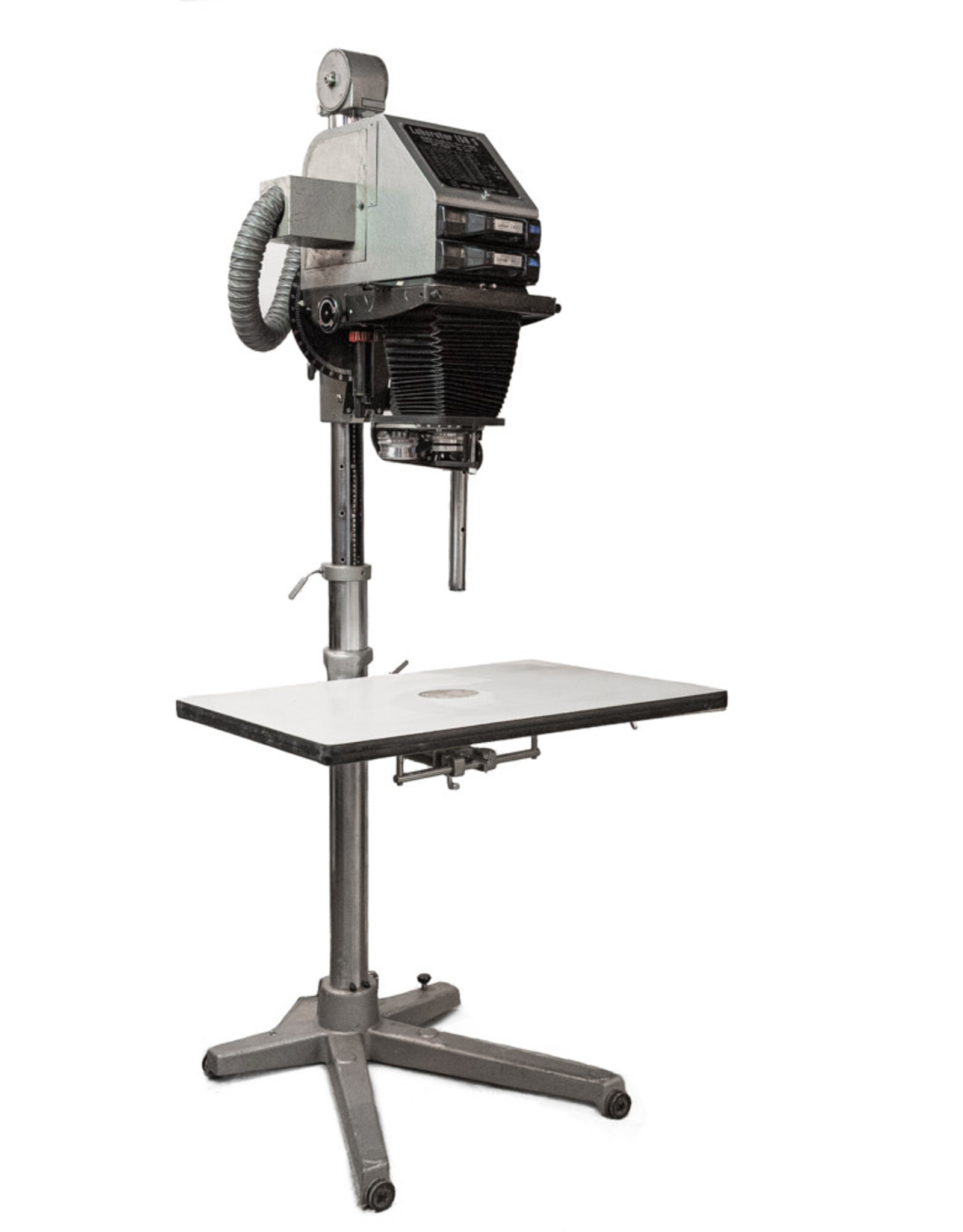 Durst Durst 138 S 5x7 Color/B&W Enlarger on Rolling Stand w/Wollensak 210mm f4.5 & Kodak Projection Anastigmat 161mm f4.5