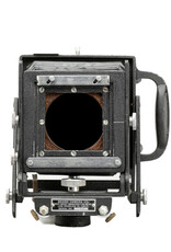 Graflex Brand Camera Co. 4x5 Rail Camera, made in Los Angeles