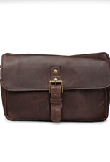 ONA Ona The Bowery Dark Truffle Leather Messenger Camera Bag