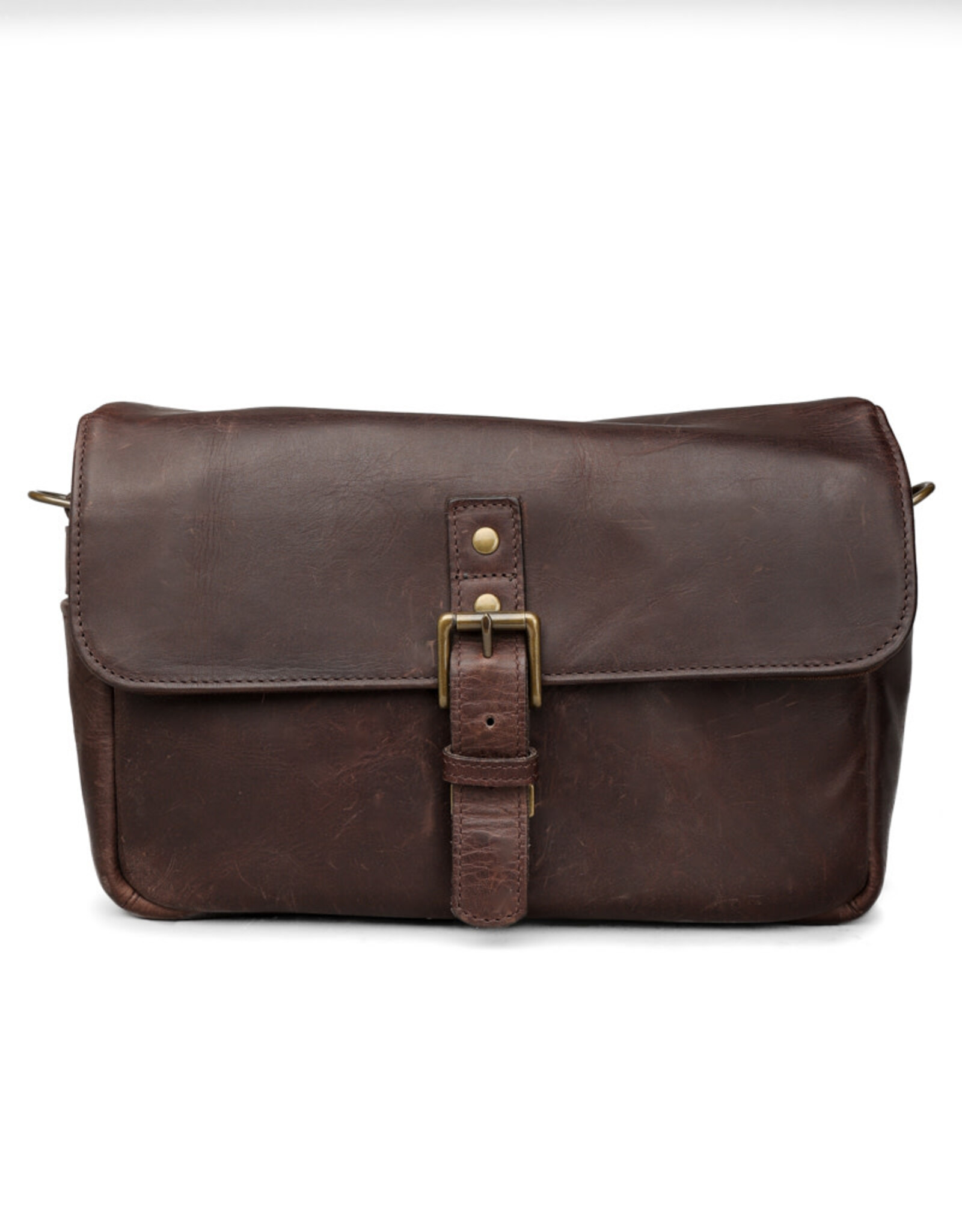 ONA Ona The Bowery Dark Truffle Leather Messenger Camera Bag