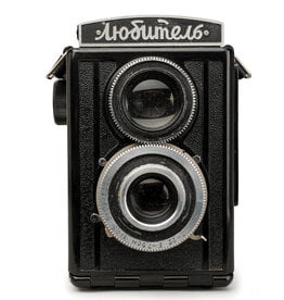 Lubitel Lubitel Triplet 22 TLR w/75mm f4.5 Lens Made in USSR Soviet Camera