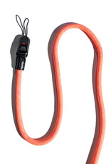 Neon Coral Rope Camera Neck Strap with Quick Release