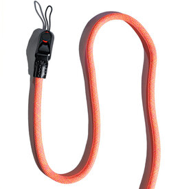 Neon Coral Rope Camera Neck Strap with Quick Release