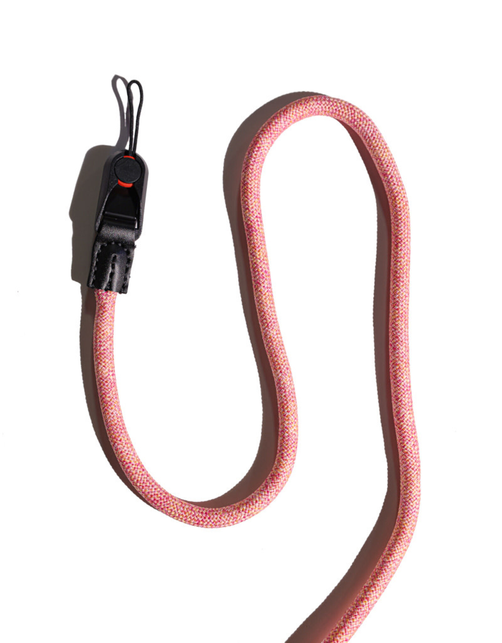 Baby Pink with Magenta Highlights Rope Camera Neck Strap with Quick Release