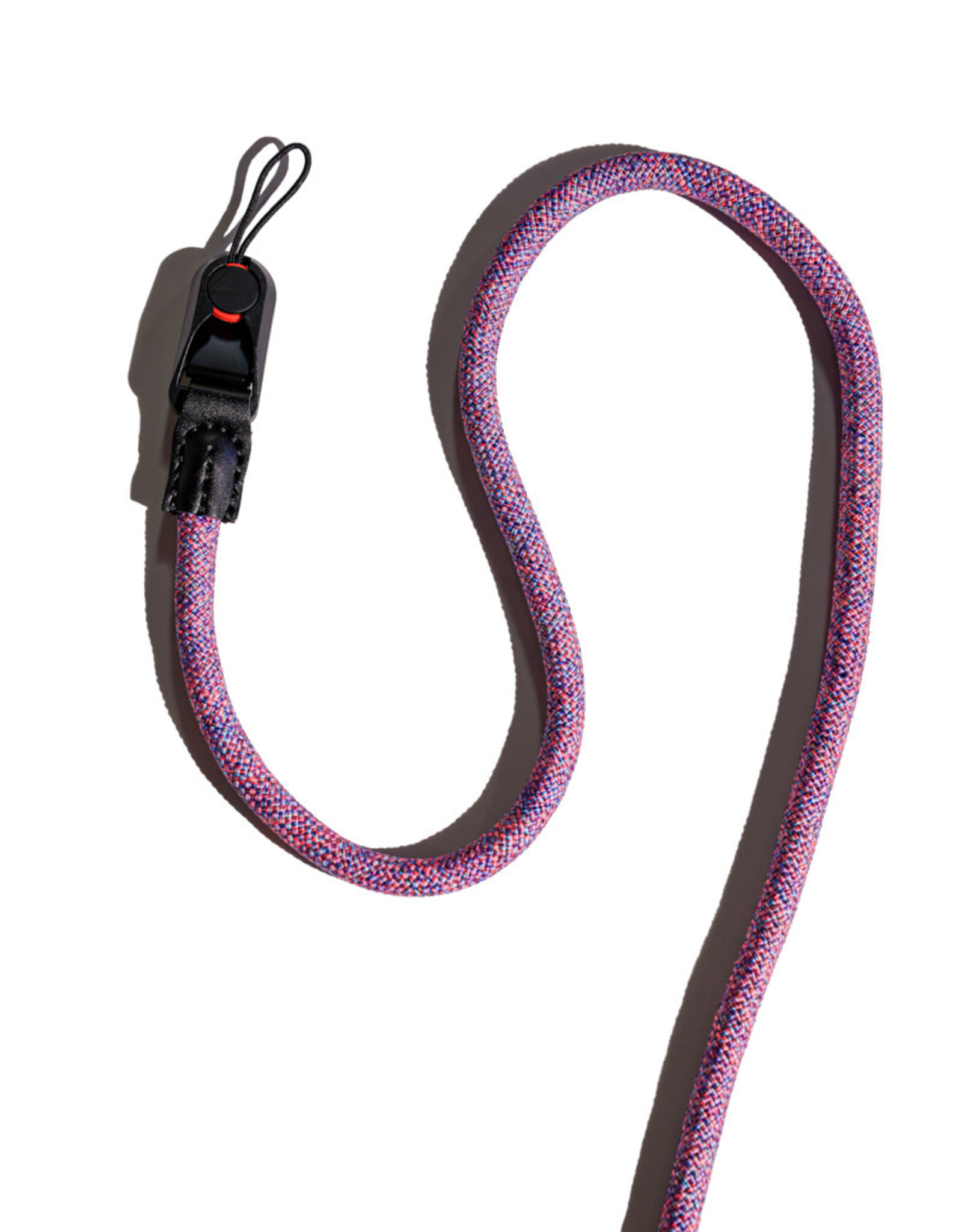 Blue with Pink Highlights Rope Camera Neck Strap with Quick Release