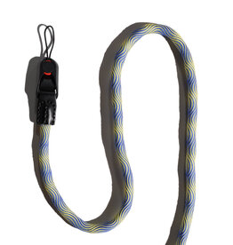 Green and Blue Wavy Rope Camera Neck Strap with Quick Release