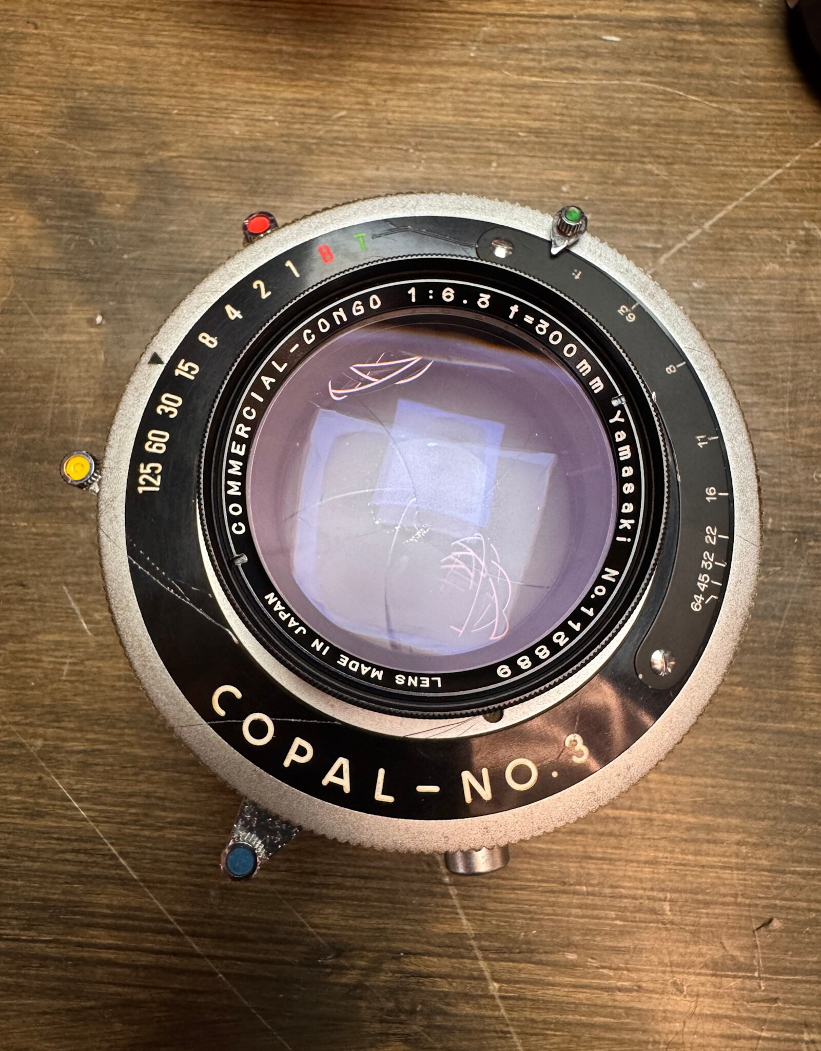 Yamasaki Yamasaki Commercial Congo 300mm f6.3 Copal #3 Shutter Large Format Lens