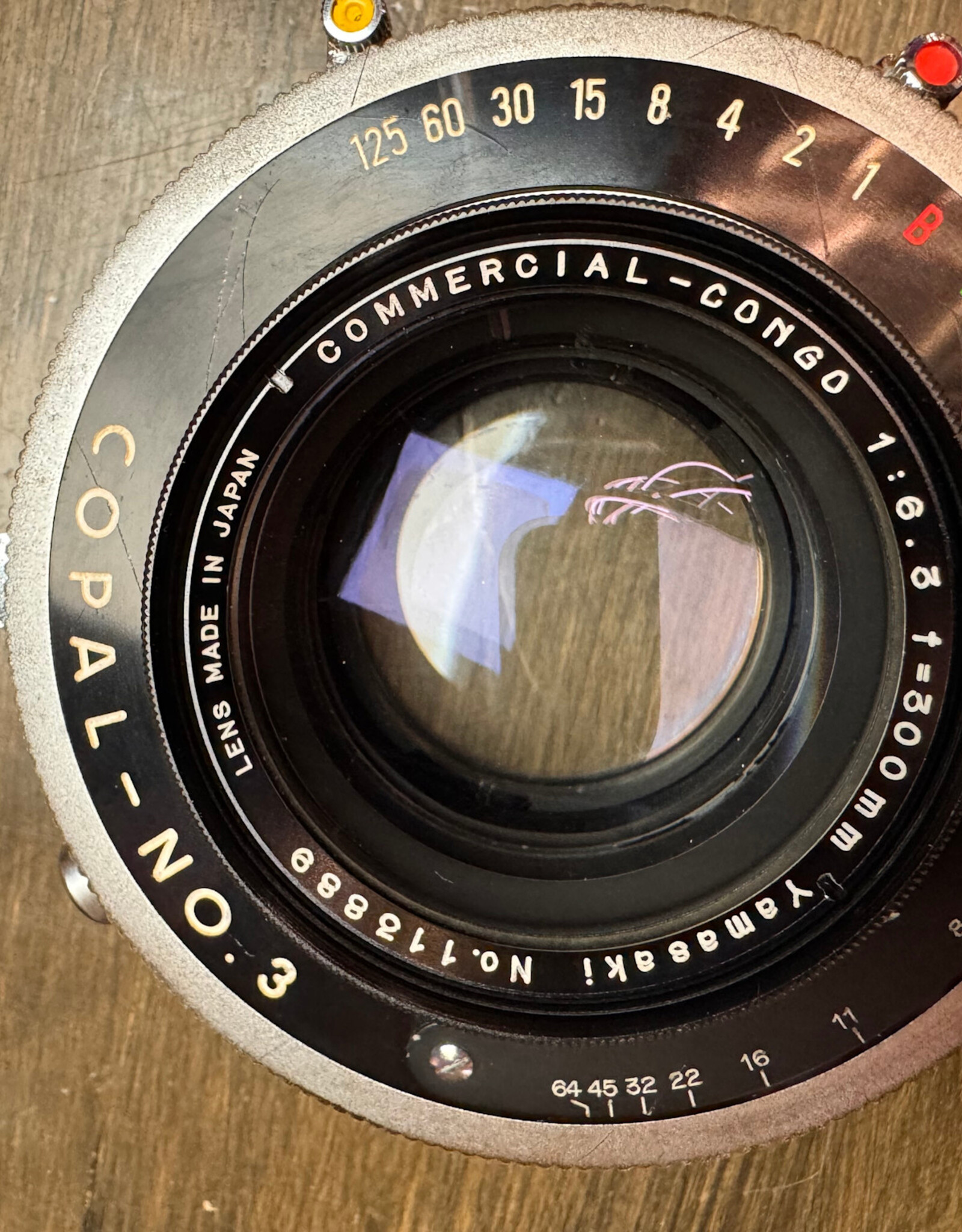 Yamasaki Yamasaki Commercial Congo 300mm f6.3 Copal #3 Shutter Large Format Lens
