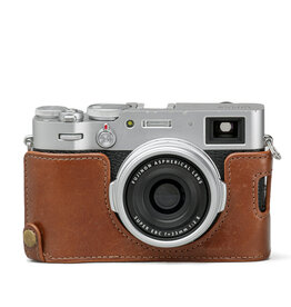 Fuji Fuji FUJIFILM X100V Digital Camera (Silver) Used w/Leather Case, 2 Batteries