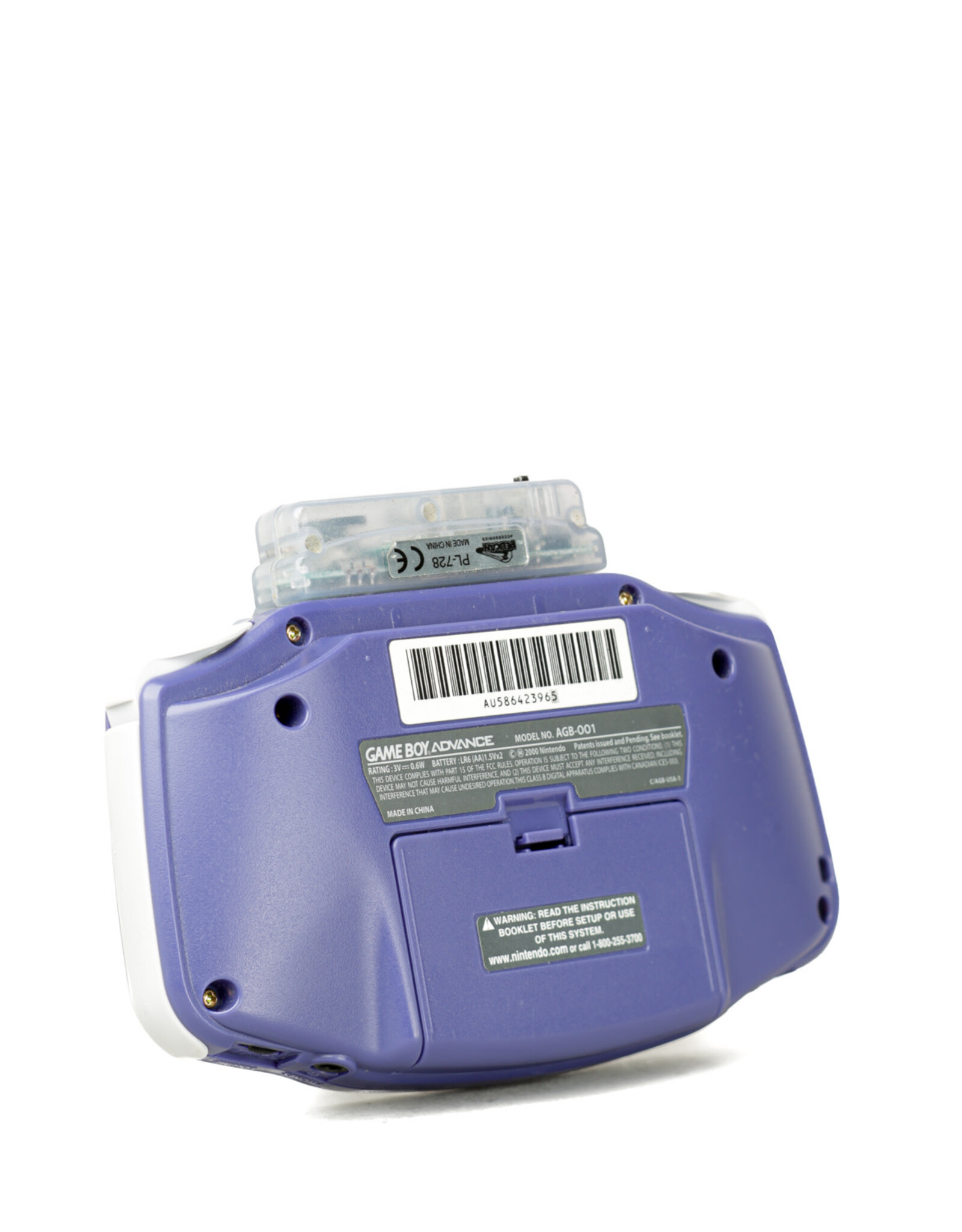 Nintendo Nintendo Gameboy Advance Console AGB-001 Indigo Blue Bundle