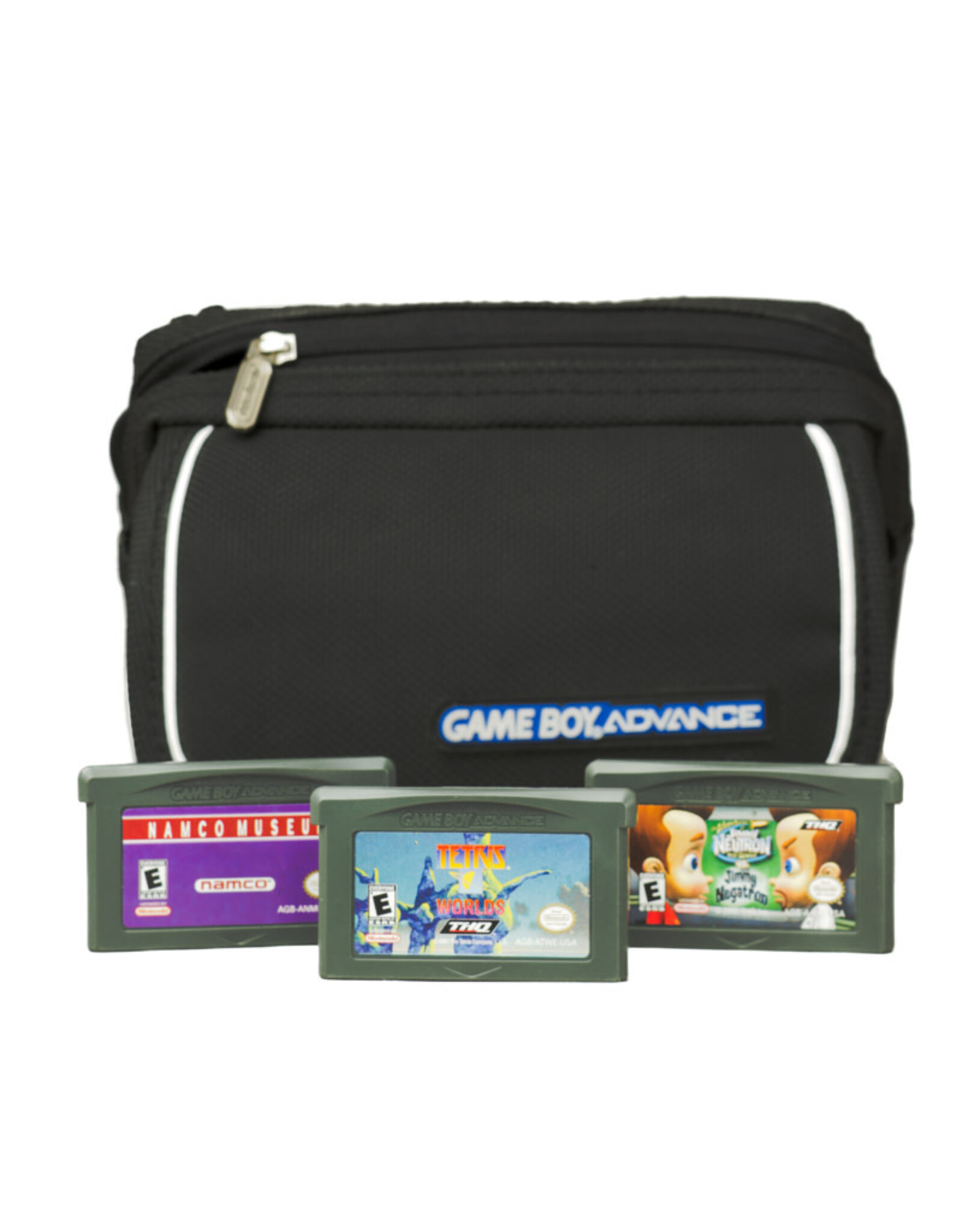 Nintendo Nintendo Gameboy Advance Console AGB-001 Indigo Blue Bundle