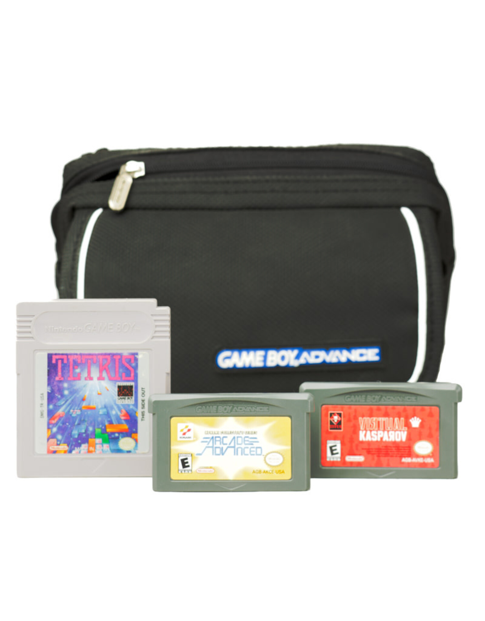 Nintendo Nintendo Gameboy Advance Console AGB-001 Indigo Blue Bundle