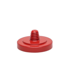 Metal Shutter Soft Release Button Red Flat