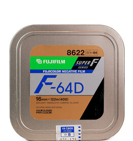 Fujifilm FujiFIlm F-64D 16mm Movie Film 400 ft Expired (tested)
