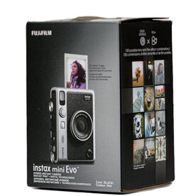 Fujifilm FUJIFILM Instax Mini EVO Hybrid Instant Camera (Black)