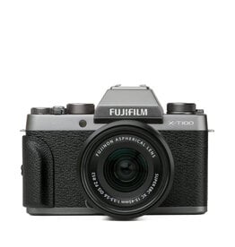 Fuji FUJIFILM X-T100 Camera w/XC15-45mm Lens Kit Dark Silver