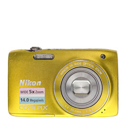 Nikon Coolpix s3100 Compact Digital Camera Yellow/Green - Acme
