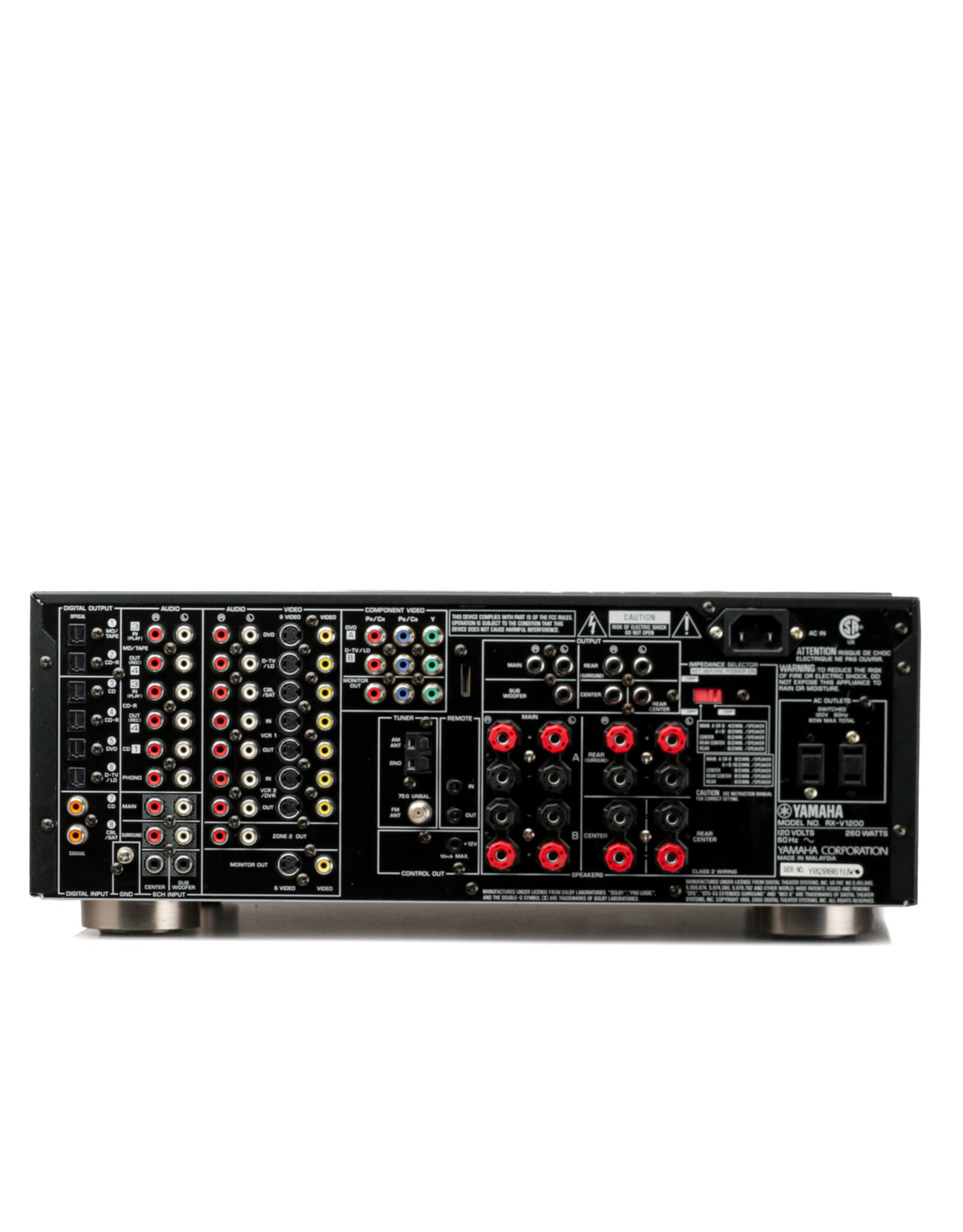 Yamaha Yamaha RX-V1200 Natural Sound AV Receiver