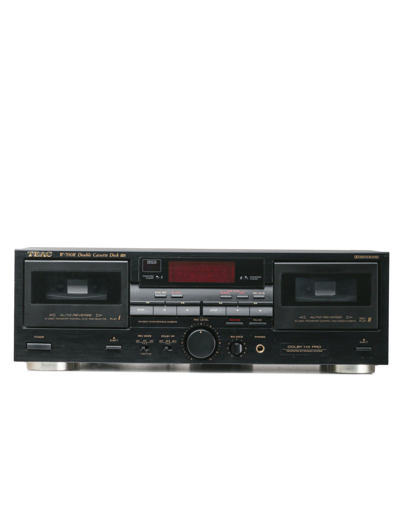 TEAC TEAC W-700R Auto Reverse Stereo Double Cassette Deck