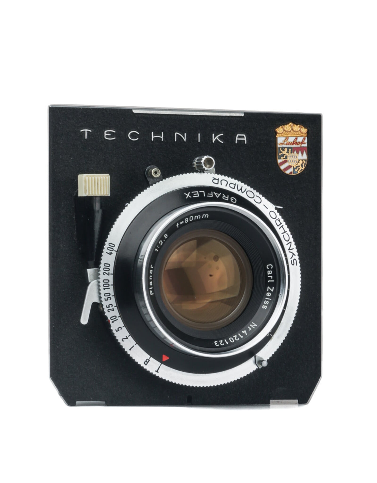 Zeiss Carl Zeiss Planar 80mm f2.8 w/Synchro-Compur on Technika Board